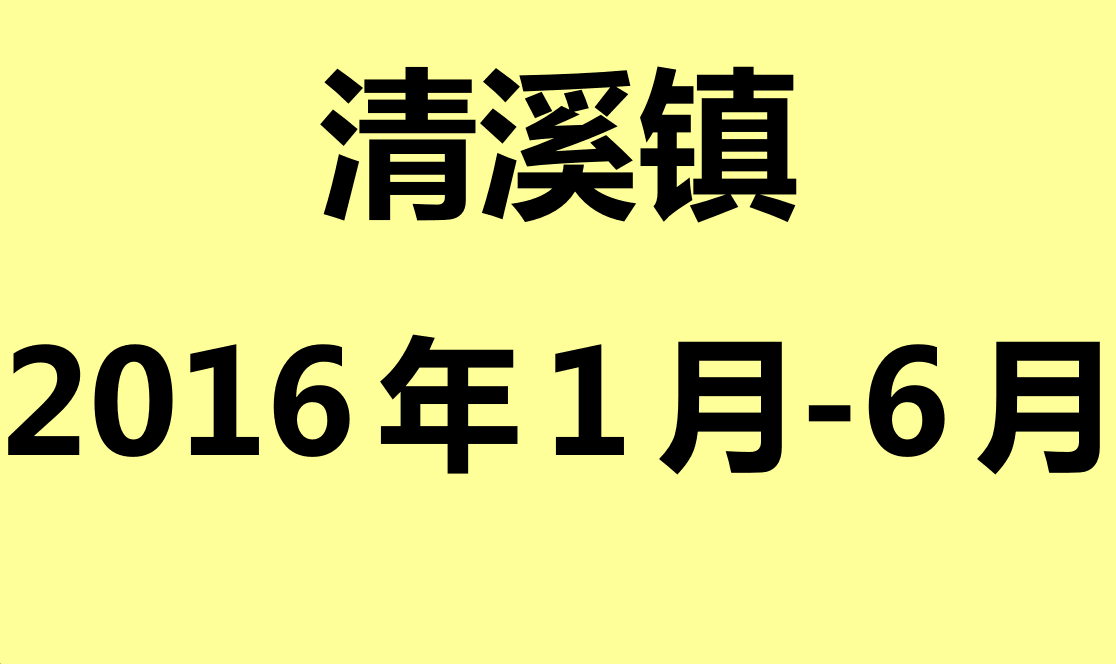 清溪镇2016年1月-6月志愿助残服务