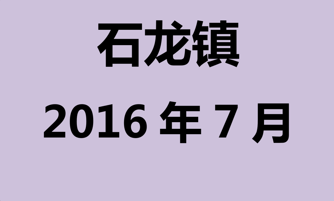 石龙镇2016年7月志愿助残活动